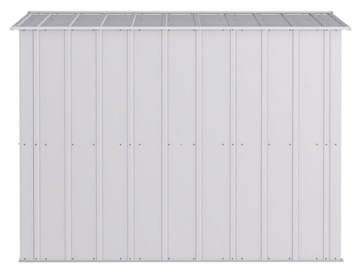 Classic Galvanized Steel Storage Shed, Flute Grey, 8-ft x 8-ft O4E6 - product image 5