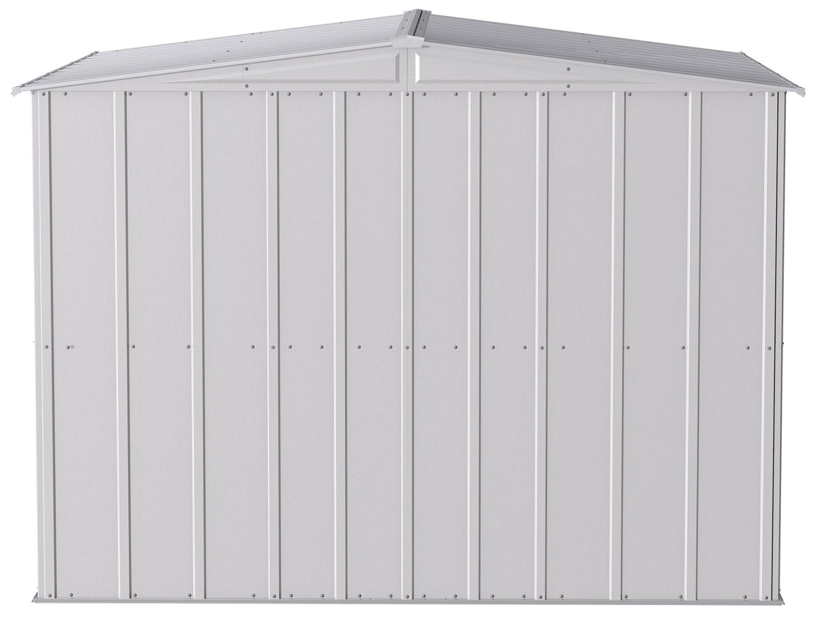 Classic Galvanized Steel Storage Shed, Flute Grey, 8-ft x 8-ft O4E6 - product image 7