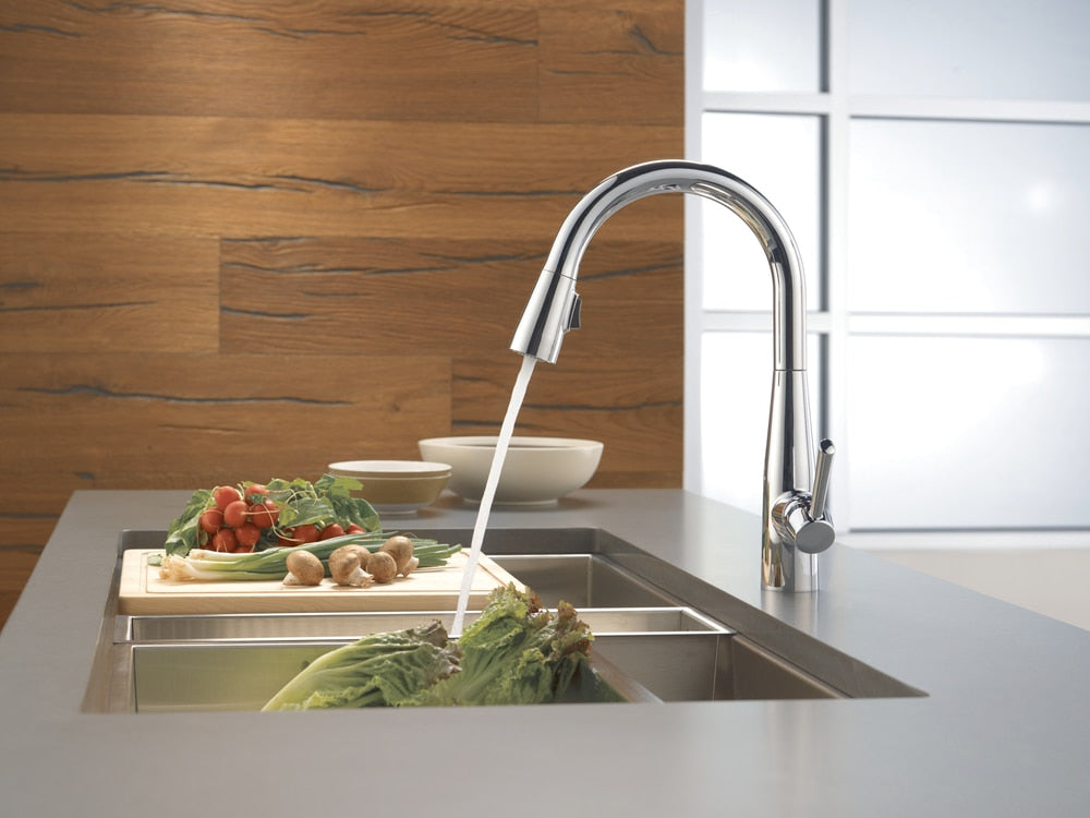 1-Handle Pull-Down Kitchen Faucet, Chrome A9F3 - product image 3