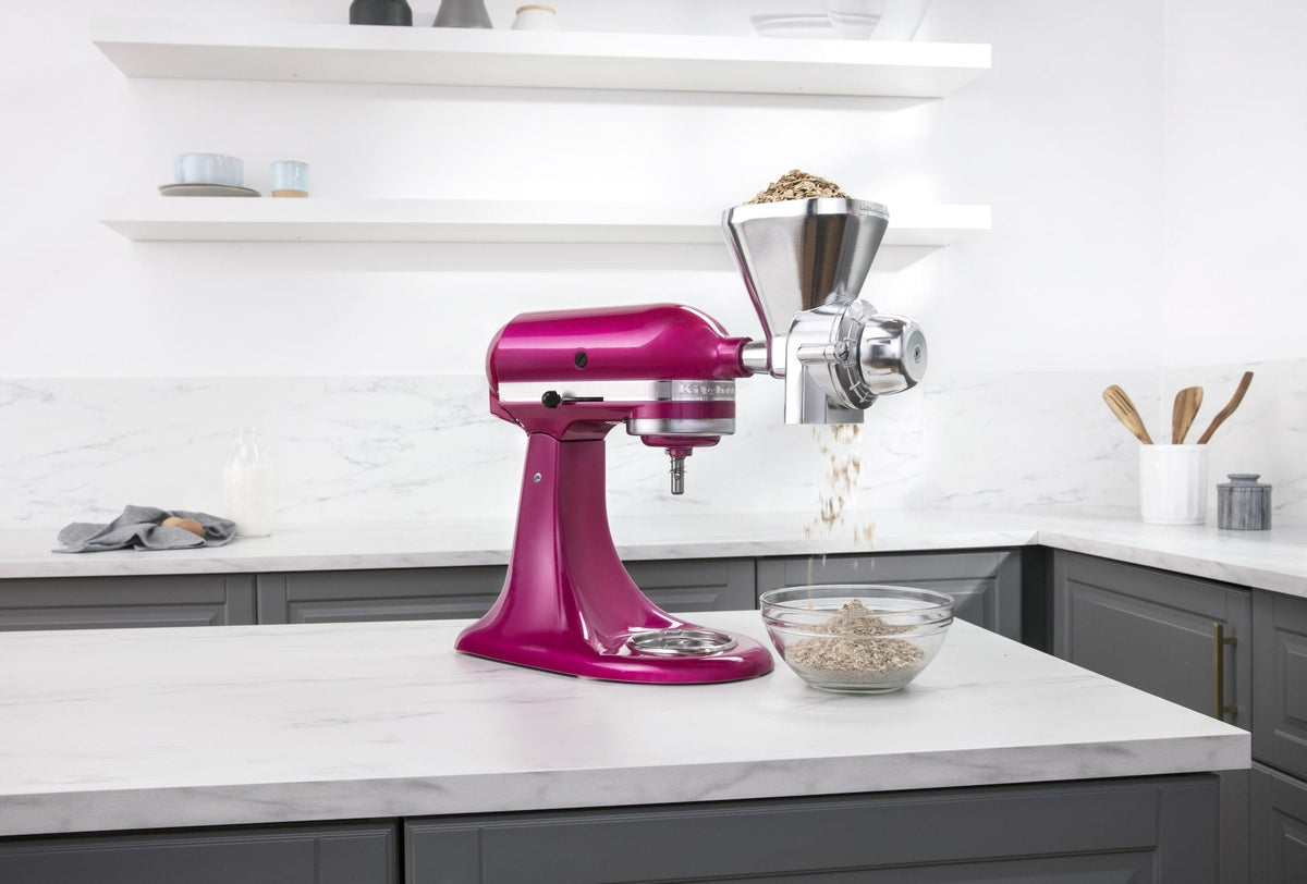 Grain Mill Stand Mixer Attachment with 12 Grind Levels K7N9 - product image 8