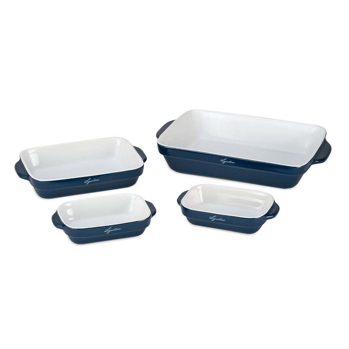 Ceramic Bakeware Set, Blue, 4-pc P6G4 - product image 1