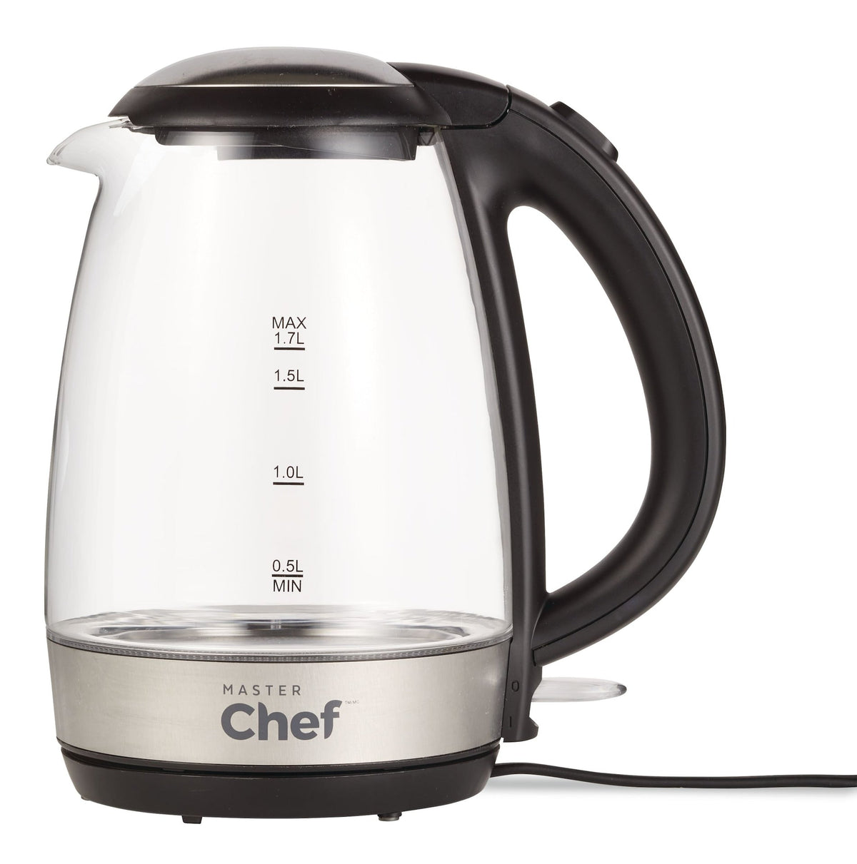 Cordless Electric Kettle with Blue Light, Glass, 1.7L C4L9 - product image 1