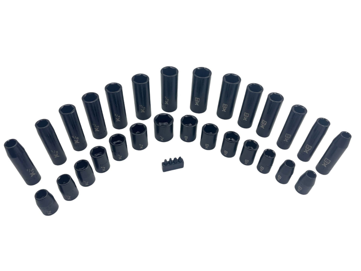 1/2-in Drive Professional Grade Impact Socket Set, 28-pc, CRMO X9G4 - product image 6