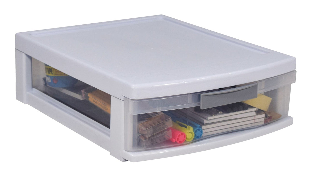 type A Element Clear White Frame Single Storage Drawer, 5-in O9R3 - product image 2