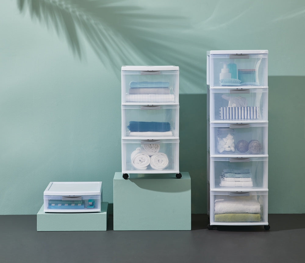 type A Element Clear White Frame Single Storage Drawer, 5-in O9R3 - product image 4