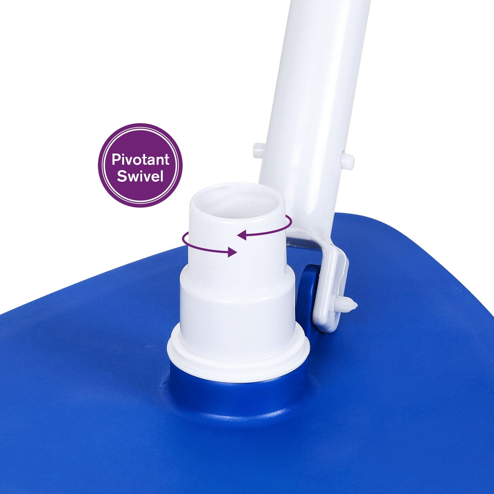 Triangular Pool Vacuum Head with Swivel Adapter S8U6 - product image 4