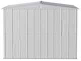Classic Galvanized Steel Storage Shed, Flute Grey, 8-ft x 8-ft O4E6 - product image 7