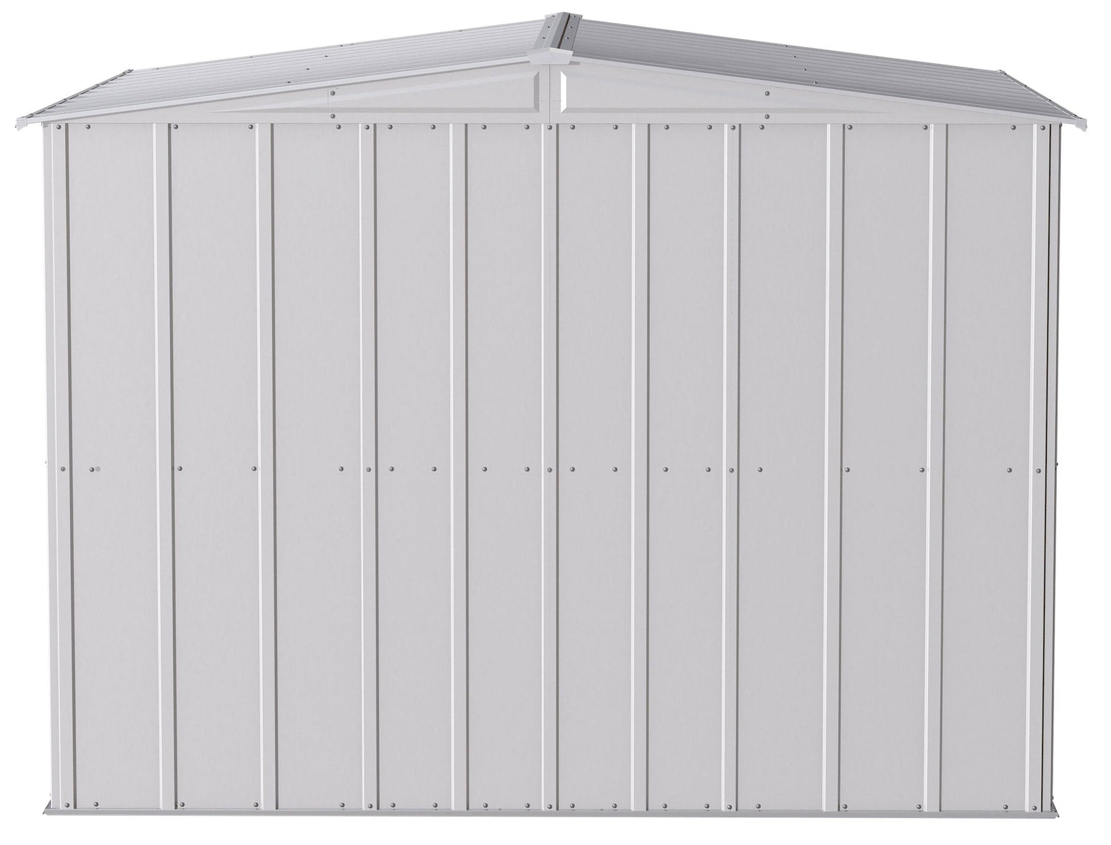 Classic Galvanized Steel Storage Shed, Flute Grey, 8-ft x 8-ft O4E6 - product image 7