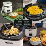 Ceramic Nonstick Rice Cooker, White, 1-qt J0M1 - product image 3