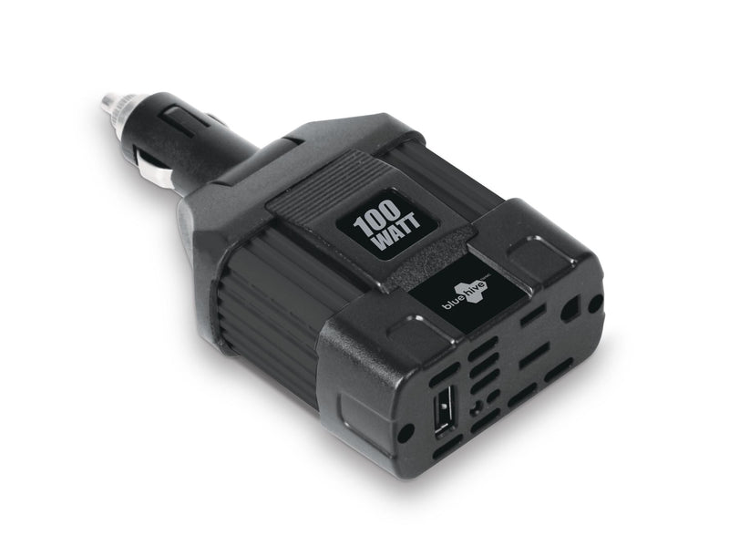 100W Power Inverter, Black S3Q8