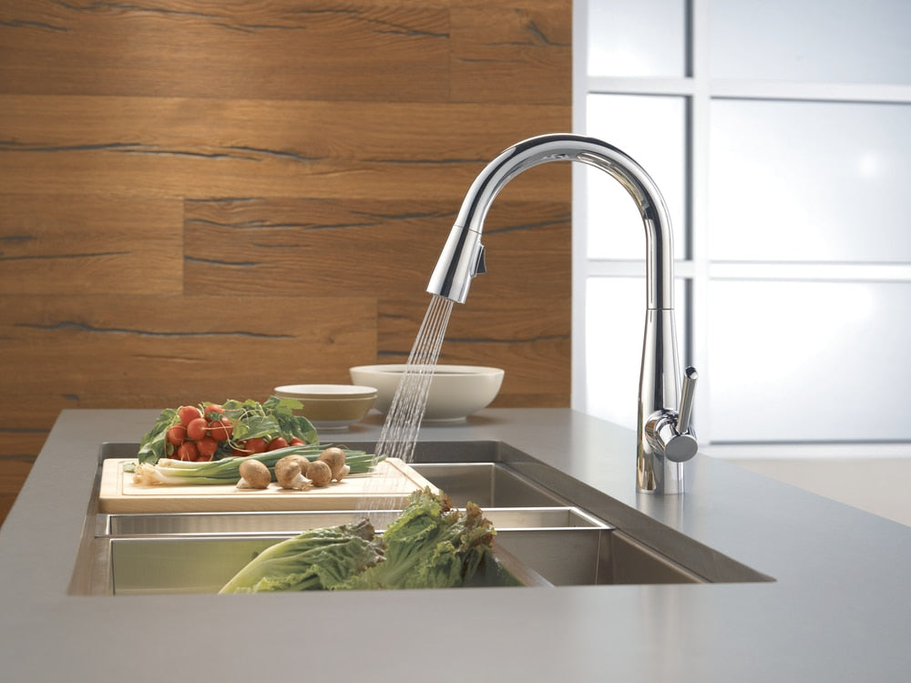 1-Handle Pull-Down Kitchen Faucet, Chrome A9F3 - product image 4
