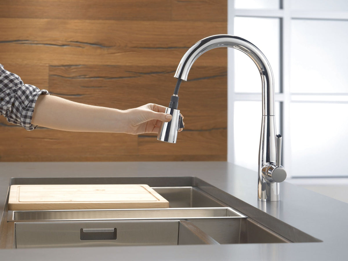 1-Handle Pull-Down Kitchen Faucet, Chrome A9F3 - product image 6