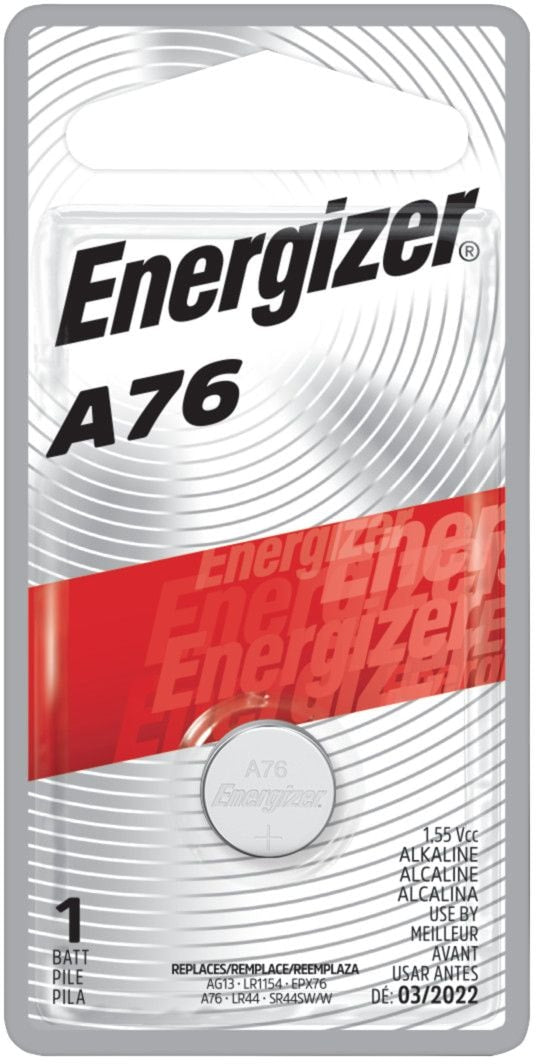 1-pk A76 LR44 1.5V / 1.5 Volt Alkaline Miniature Battery, Long Lasting O8C7