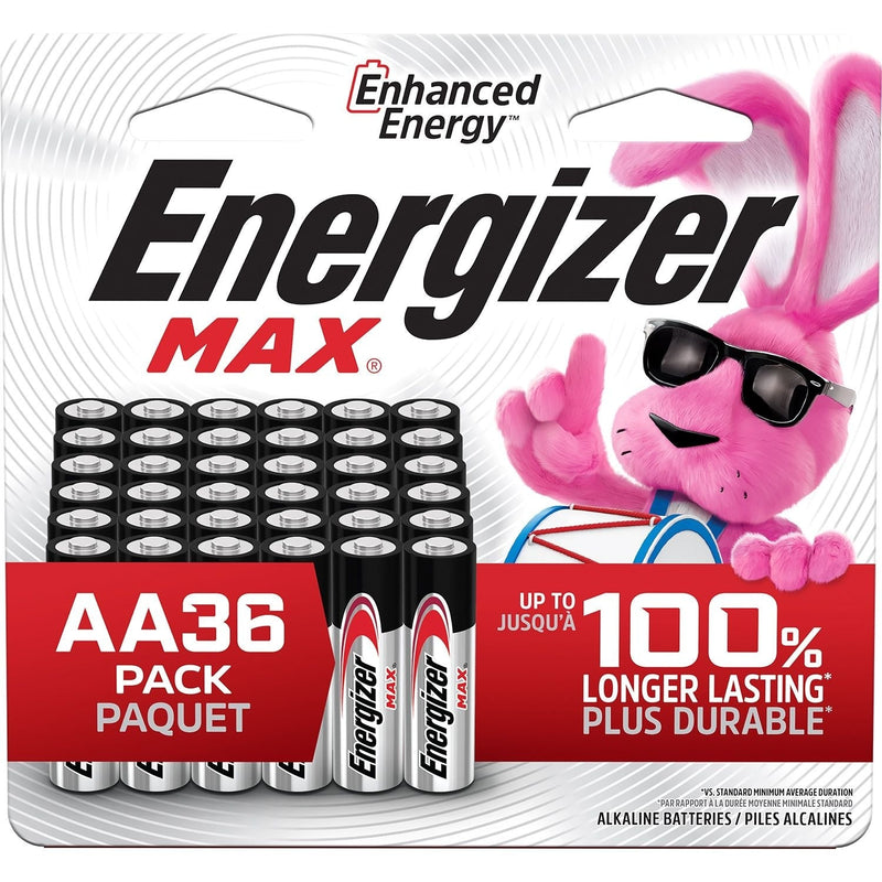 Max Alkaline AA Batteries, 36-pk Z3R8