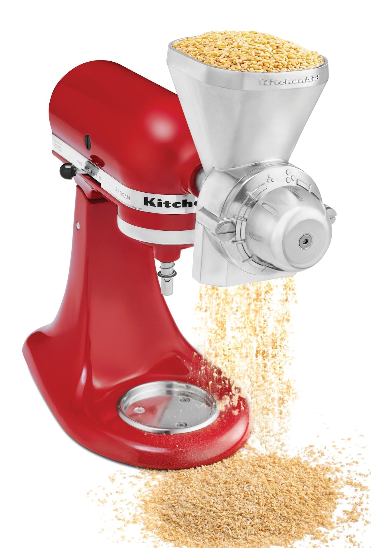 Grain Mill Stand Mixer Attachment with 12 Grind Levels K7N9 - product image 4
