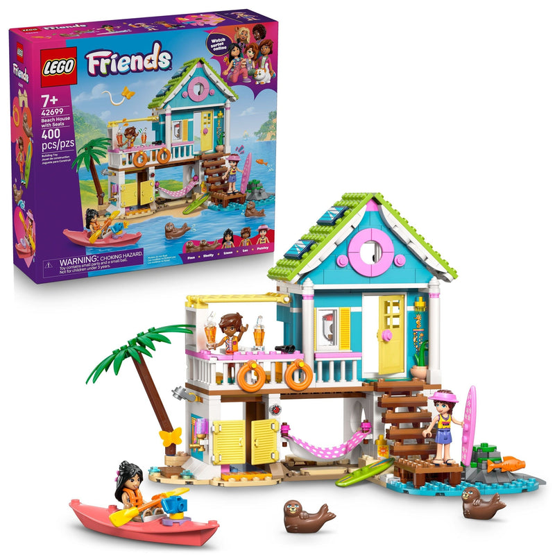 Friends Beach House with Seals - 42699, 400-pcs, Ages 6+ S6B6