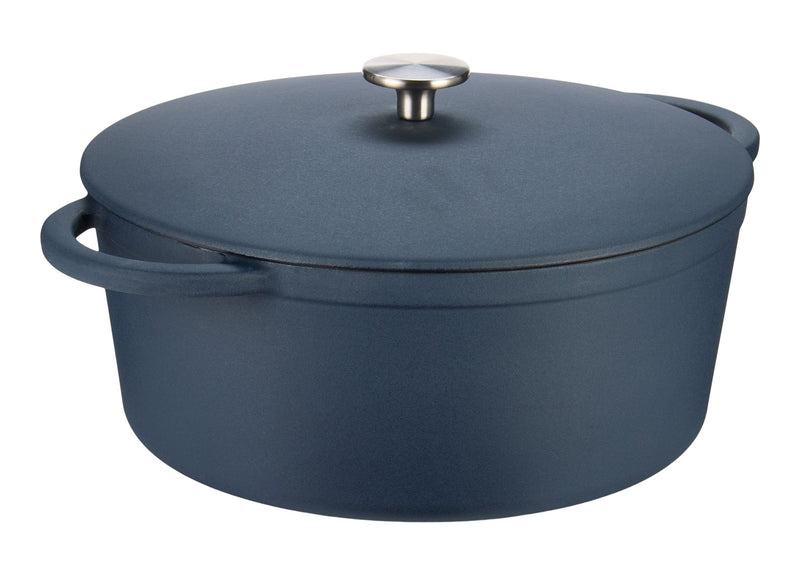 Cast Iron Dutch Oven, 7-qt, Assorted Colours Q0G1