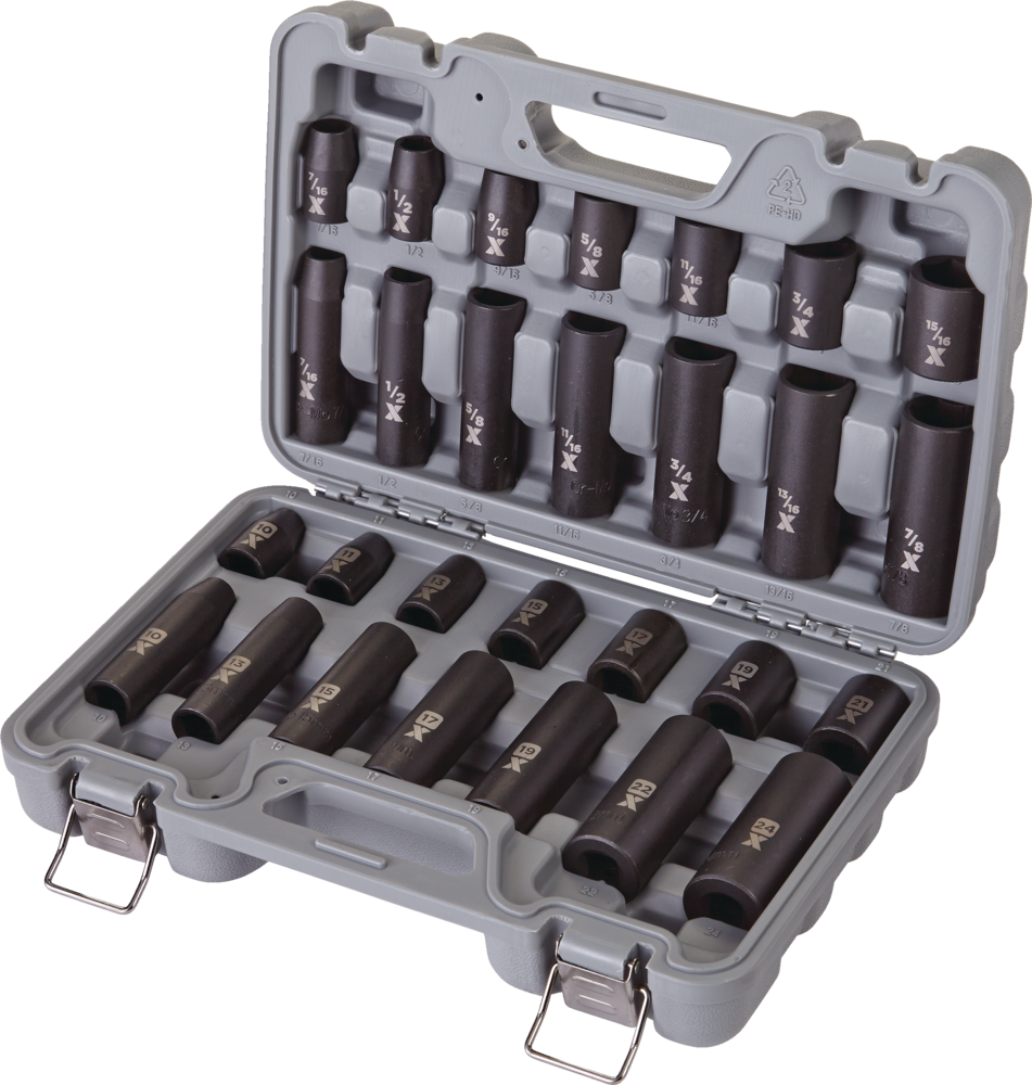 1/2-in Drive Professional Grade Impact Socket Set, 28-pc, CRMO X9G4 - product image 5
