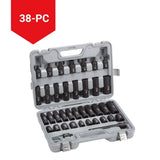 1/2-in Drive Professional Grade Impact Socket Set, 38-pc, CRMO N0V8 - product image 5
