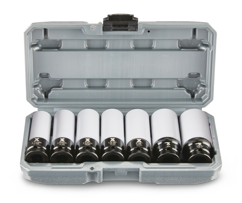 1/2-in Drive Wheel Protector Deep Impact Socket Set, 7-pc N5P1 - product image 1