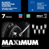 1/2-in Drive Wheel Protector Deep Impact Socket Set, 7-pc N5P1 - product image 4