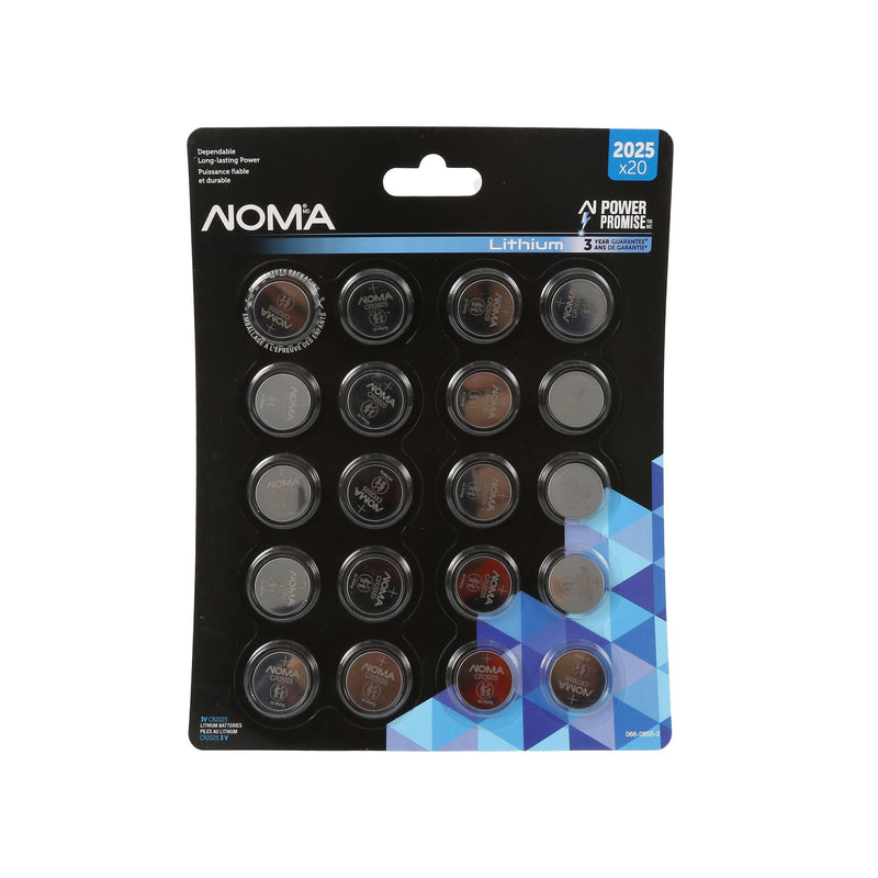 CR2025 Button Cell Batteries, 20-pk G9H7