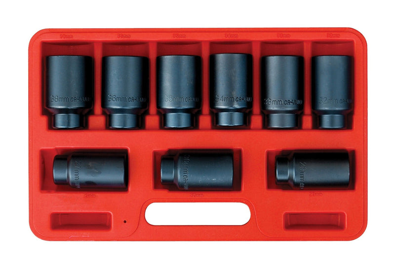 Deluxe Axle Nut Socket Set, 9-pc D9E8