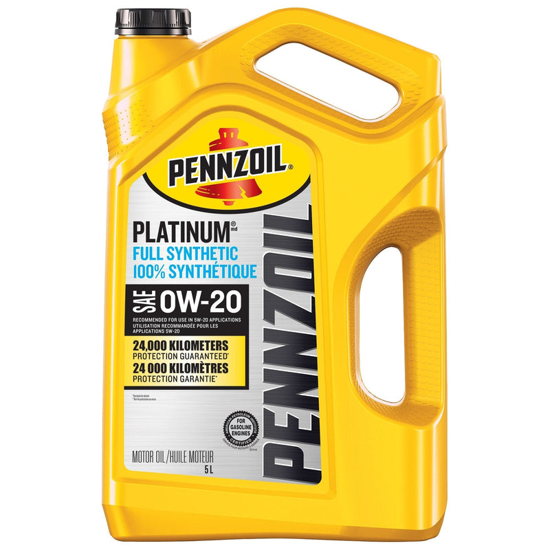 Platinum 0W20 Synthetic Engine/Motor Oil, 5-L Y4D7