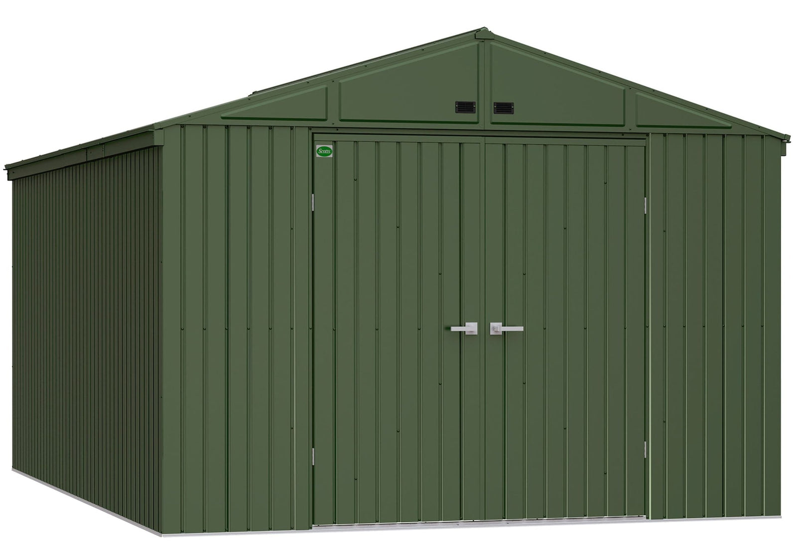 10x14-ft Green Corrosion-Resistant Lawn Care Storage Shed Z6P3 - product image 2