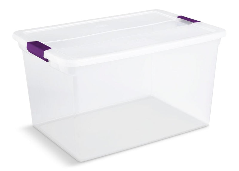 ClearView Storage Box with Latched Lid, 62-L O2U0