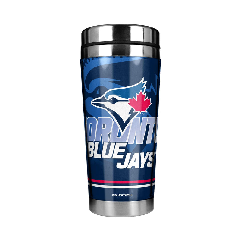 Toronto Blue Jays Stainless Steel Travel Mug For Baseball Fans/Collectors, 16-oz Q2L1