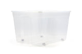 type A Clear Storage Tote with Wheels, 80-L J7E4 - product image 1