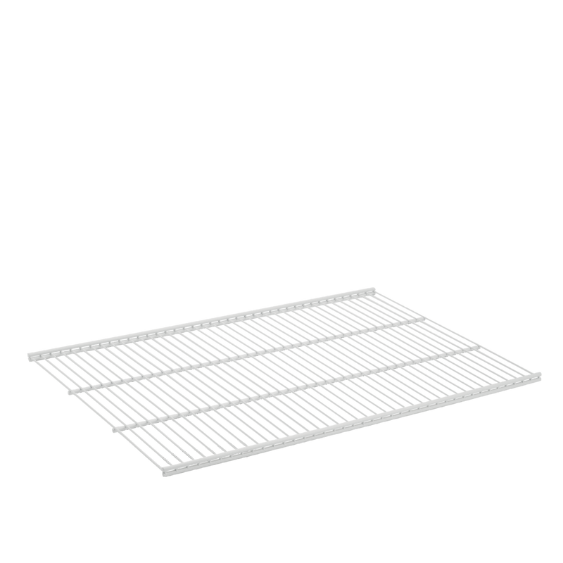 type A Twin Track Wire Shelf, White, 16 x 24-in K2I6