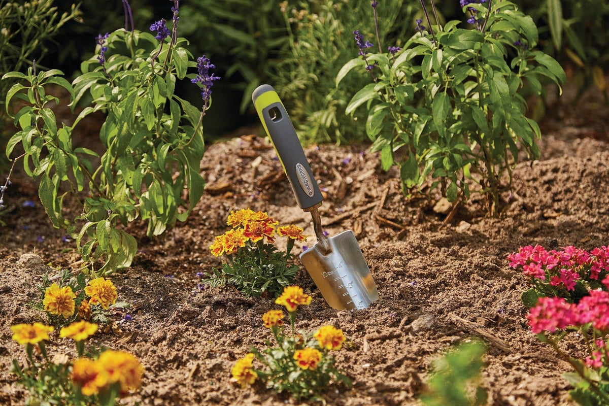 12-in Stainless-Steel Hand Transplanter with Rubber Handle D3D2 - product image 3